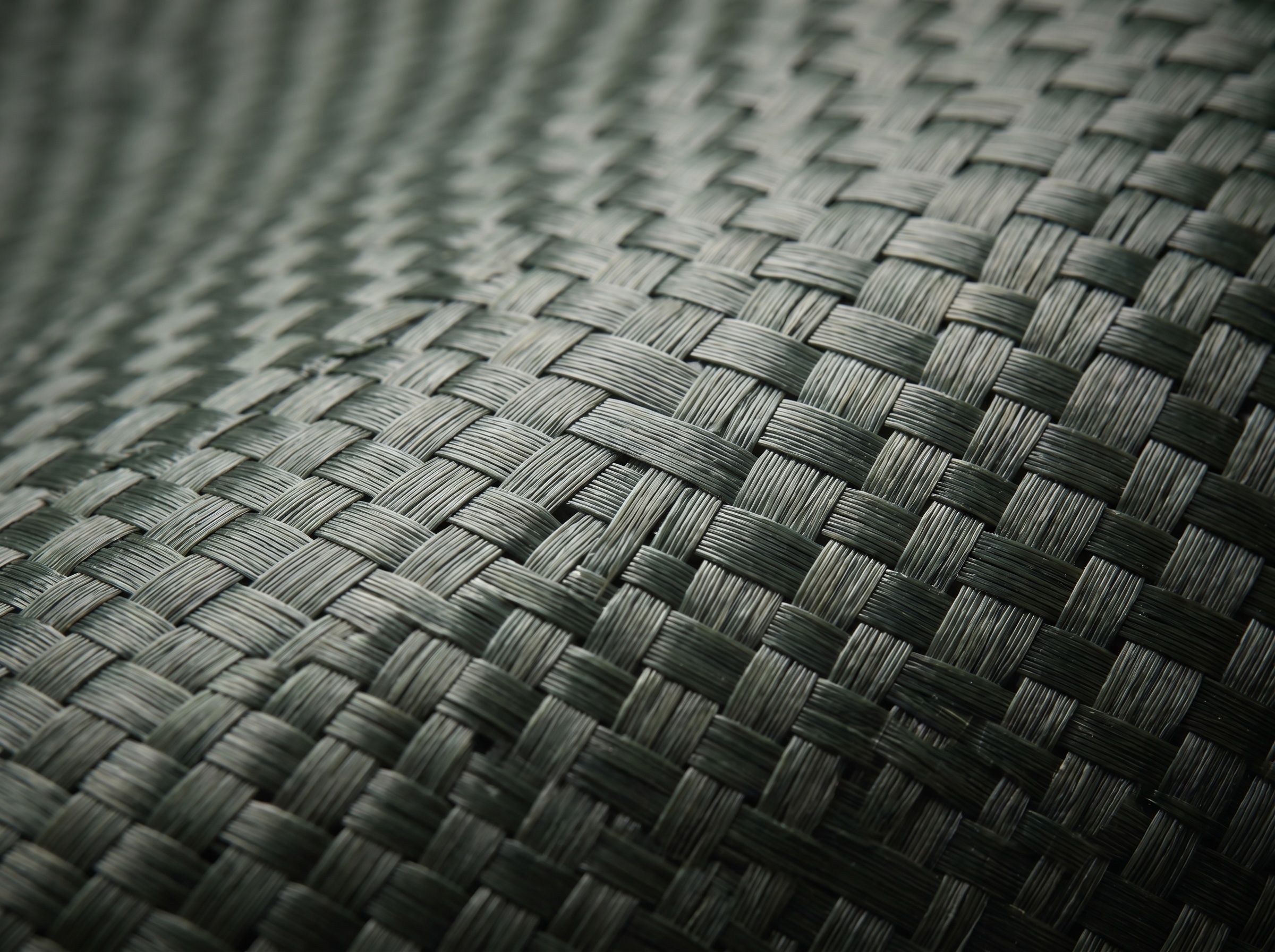 Close-up of woven HDPE silage clamp cover material